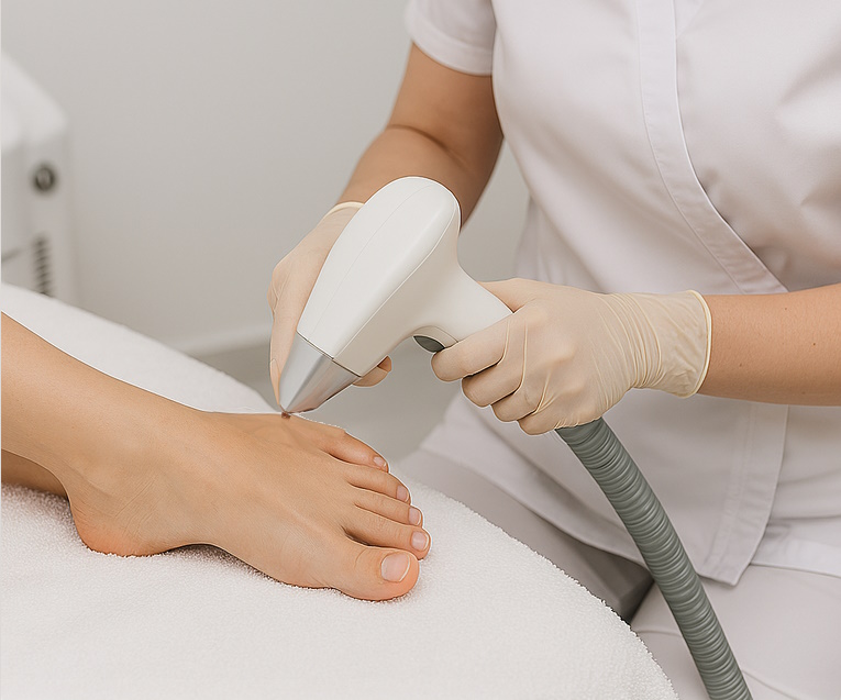 Удаление волос в области голени